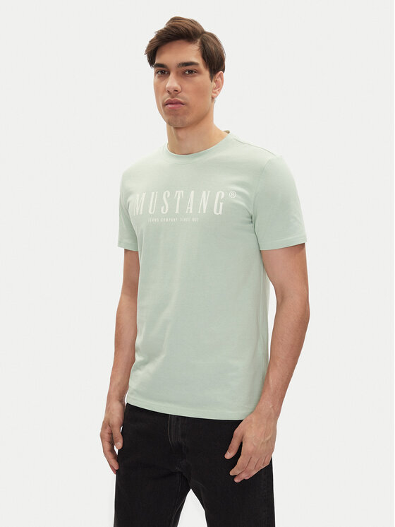 Mustang Mustang Póló Austin 1016480 Zöld Regular Fit