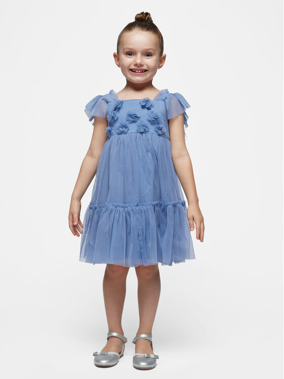 Mayoral Mayoral Elegantes Kleid 3929 Dunkelblau Regular Fit