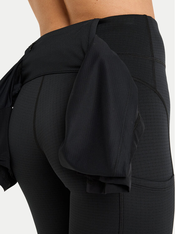 Roxy Roxy Leggings Waves Of Warmth ERJNP03671 Crna Slim Fit