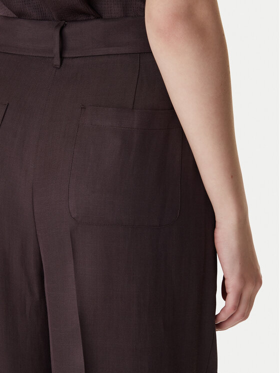 Marella Marella Auduma bikses Adito 2615131221 Brūns Straight Fit