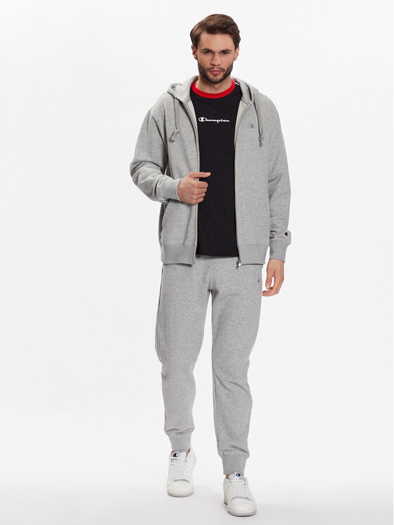 Felpa Embroidered 218493 Grigio Relaxed Fit