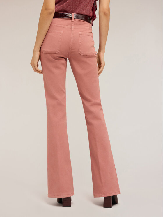 Motivi Motivi Pantaloni di tessuto P725Q004225N006 Rosa Flare Fit