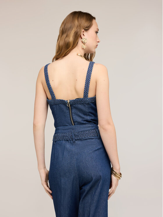 Motivi Motivi Top D031Q000538N034 Blu Slim Fit