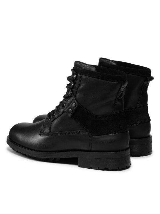 G-Star Raw G-Star Raw Schnürstiefeletten Patton VI Mid Lea M 2142 012701 Schwarz