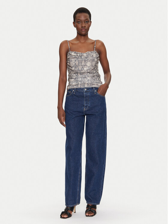 HUGO HUGO Top Doffiano 50537142 Bež Slim Fit