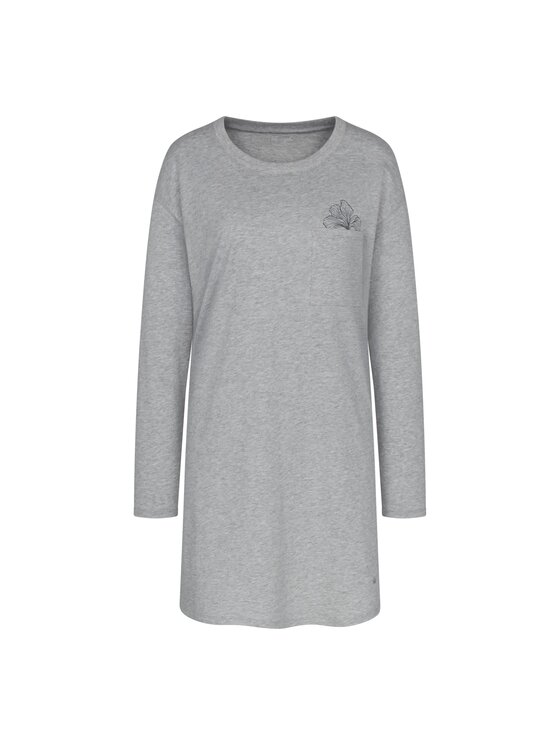Triumph Triumph Koszula nocna Nightdresses NDK 01 LSL X Szary Regular Fit