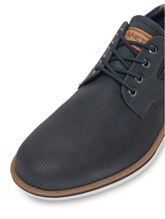 Lanetti Lanetti Halbschuhe LINOS2-101 MBS Dunkelblau