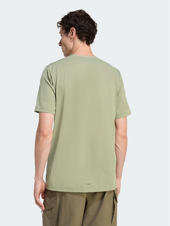 adidas adidas Koszulka techniczna Terrex Multi Climacool Logo Tech Tee Zielony jasny Regular Fit