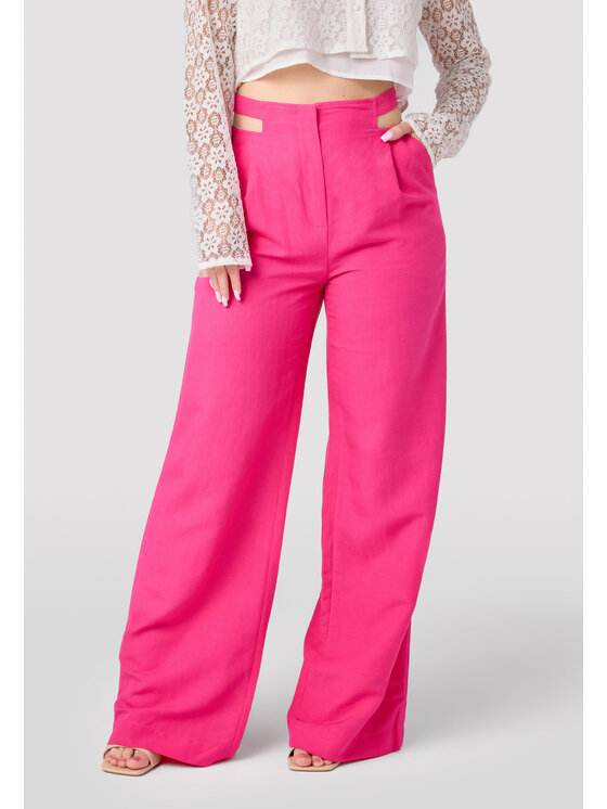 LAURELLA LAURELLA Dámské kalhoty Laurella 3UL022501 Růžová Regular Fit