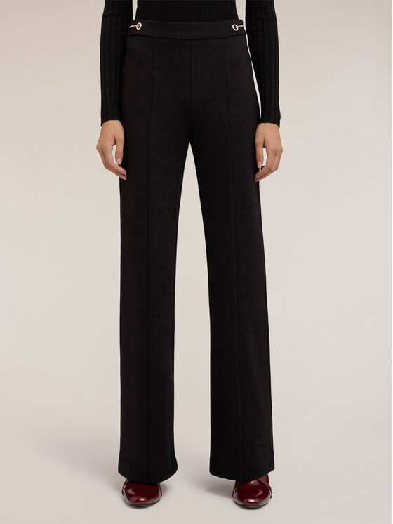 Motivi Motivi Pantaloni di tessuto P094Q004173N033 Nero Flare Fit