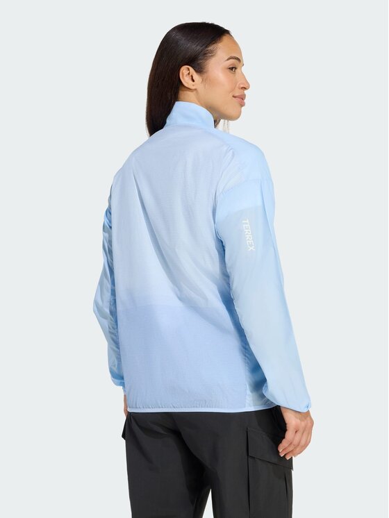 adidas adidas Wiatrówka 162945 Błękitny Regular Fit