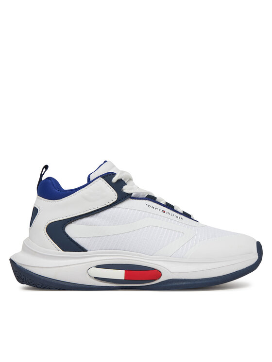 Damskie Sneakersy Tommy Hilfiger, Rozmiar 38, Białe, Low Cut Lace-Up T3B9-33884-1695
