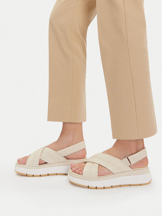 Clarks Clarks Basutės Tuscan Cross 26181470 Écru