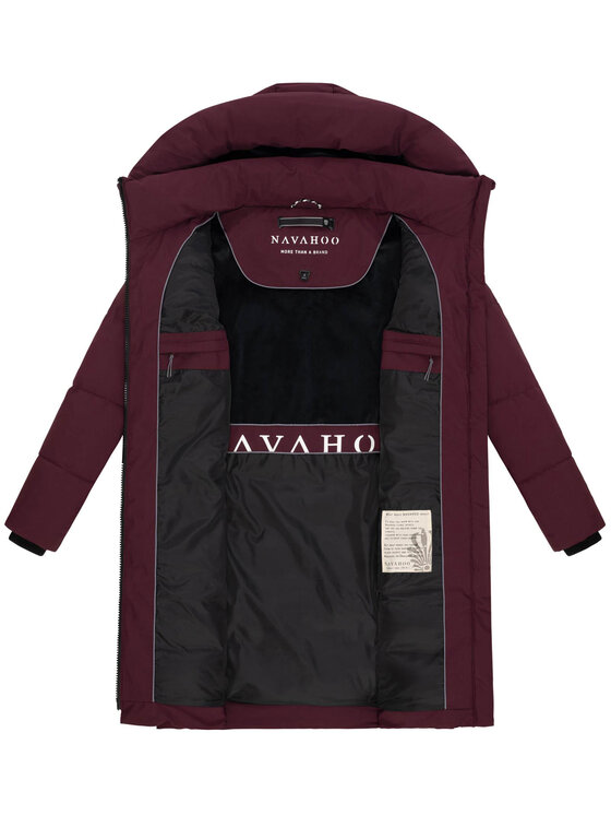 Navahoo Navahoo Kurtka zimowa Mondnebel Bordowy Regular Fit