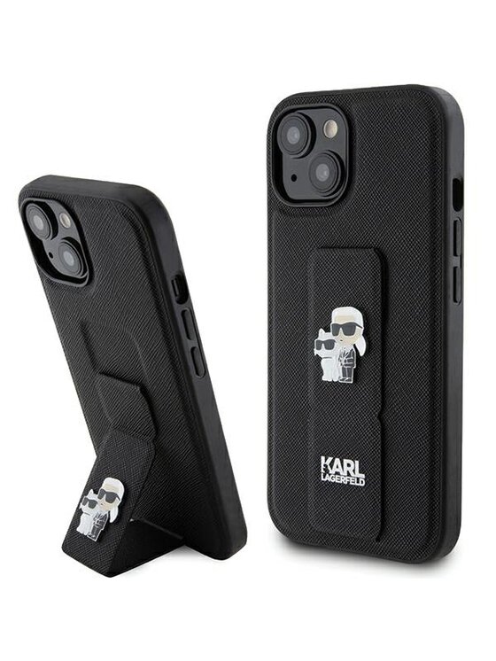 Etui na telefon KARL LAGERFELD, Czarne, iPhone 15