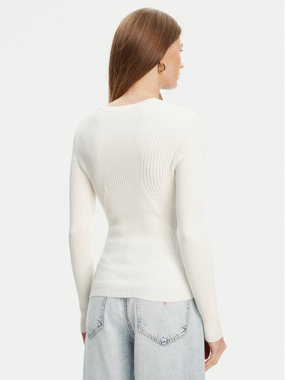 Guess Guess Pullover W5YR08 Z0040 Weiß Regular Fit