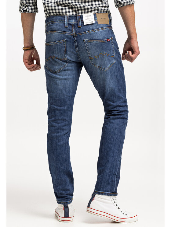 Mustang Mustang Jeansy OREGON TAPERED Niebieski Slim Fit