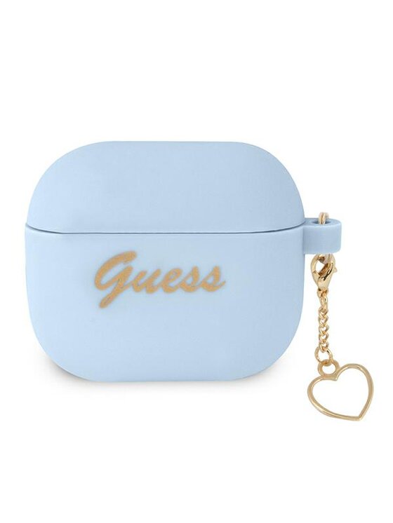 Guess Guess Etui na słuchawki AirPods 3 Błękitny