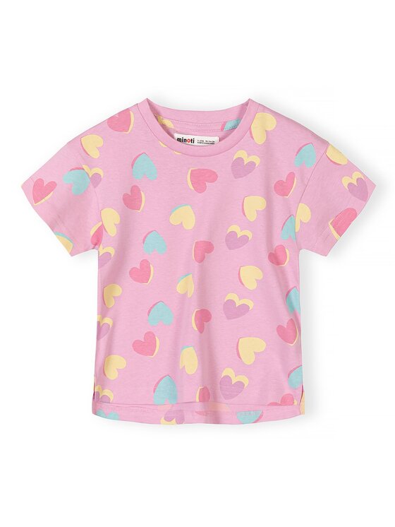 minoti minoti T-Shirt 30TEE103 Fioletowy Regular Fit