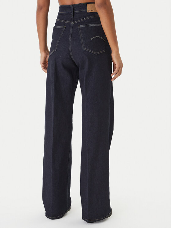 G-Star Raw G-Star Raw Farmer Deck 2.0 D23591-E205 Sötétkék Wide Leg