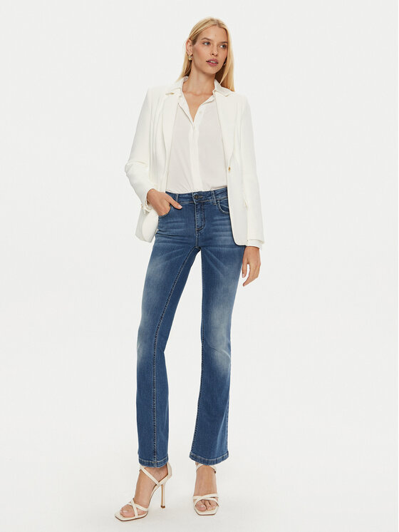 Rinascimento Rinascimento Jeans hlače CFC0120186003 Mornarsko modra Regular Fit