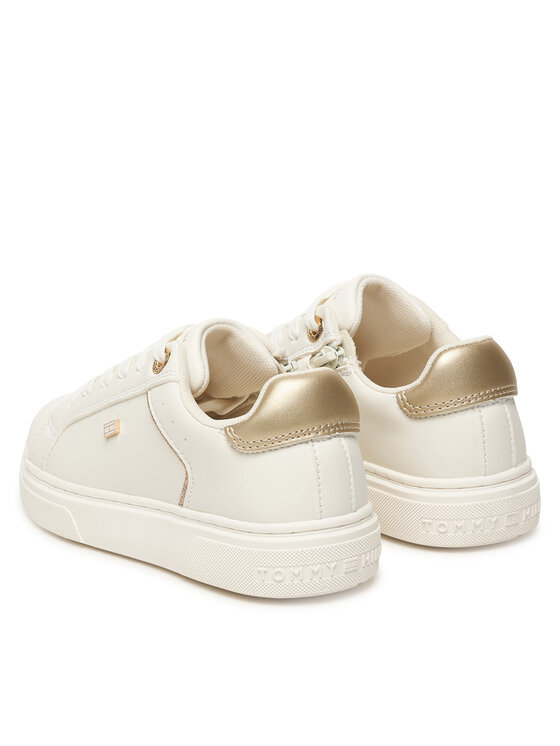 Tommy Hilfiger Tommy Hilfiger Sneakersy Low Cut Lace-Up T3A9-34248-1355 S Bílá