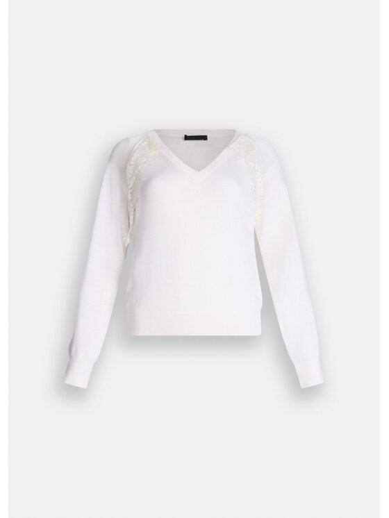 Liu Jo Liu Jo Maglione CF5423MA82OX0718 Bianco Regular Fit