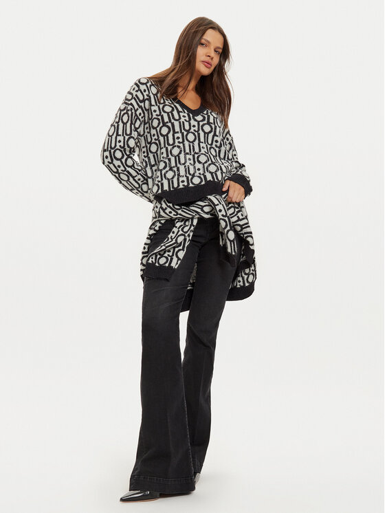 Liu Jo Liu Jo Svetr WF4436 MA30P Bílá Regular Fit