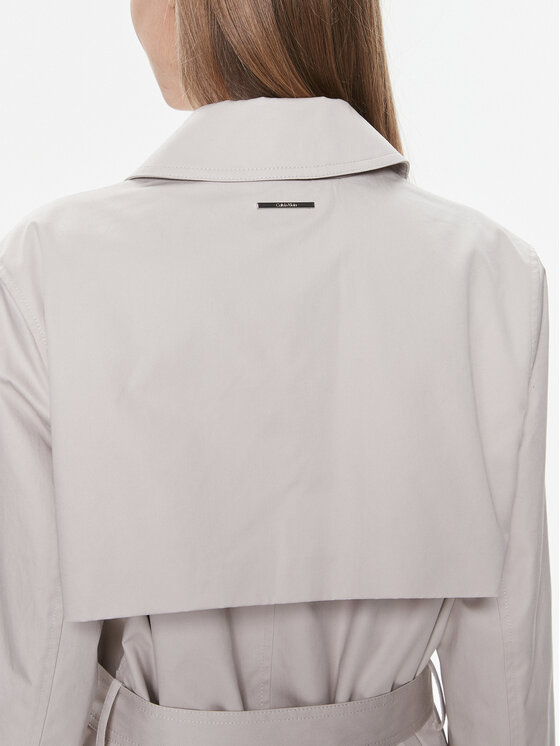 Calvin Klein Calvin Klein Trencz Essential K20K206320 Szary Regular Fit