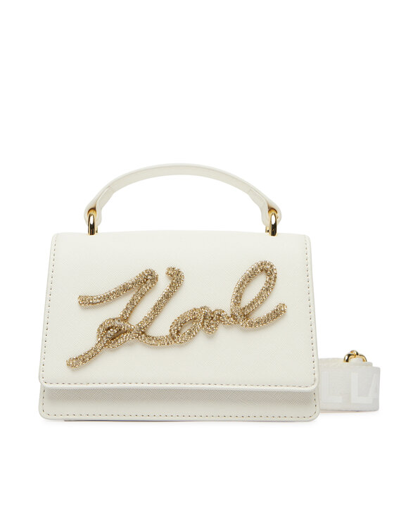 Karl Lagerfeld Kids Karl Lagerfeld Kids Ročna torba This Is St Tropez D3 Z31212 Bela