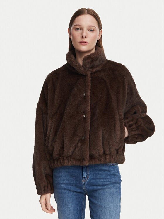 Weekend Max Mara Blană Anemone 2625086021 Maro închis Regular Fit