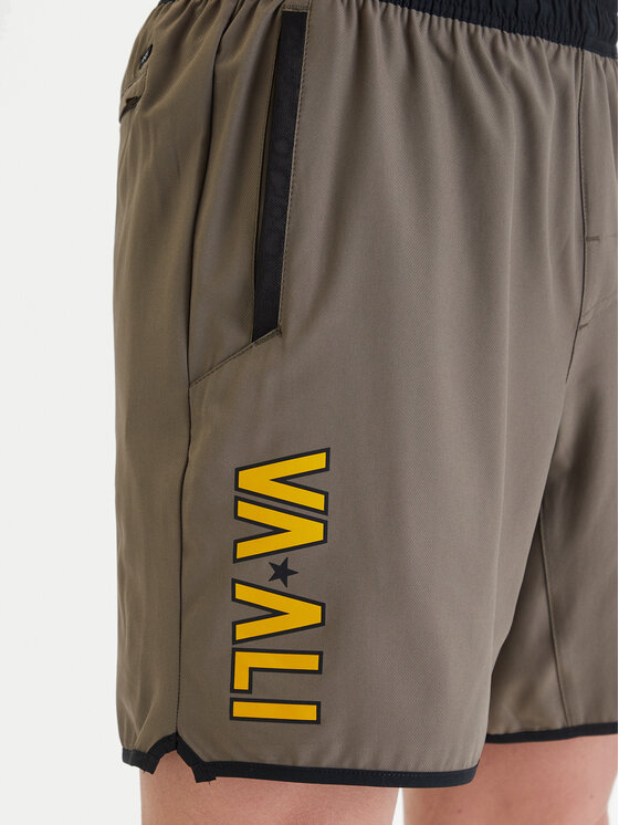 RVCA RVCA Szorty sportowe Ali Yogger Stretch 17" 23MS103515 Brązowy Regular Fit