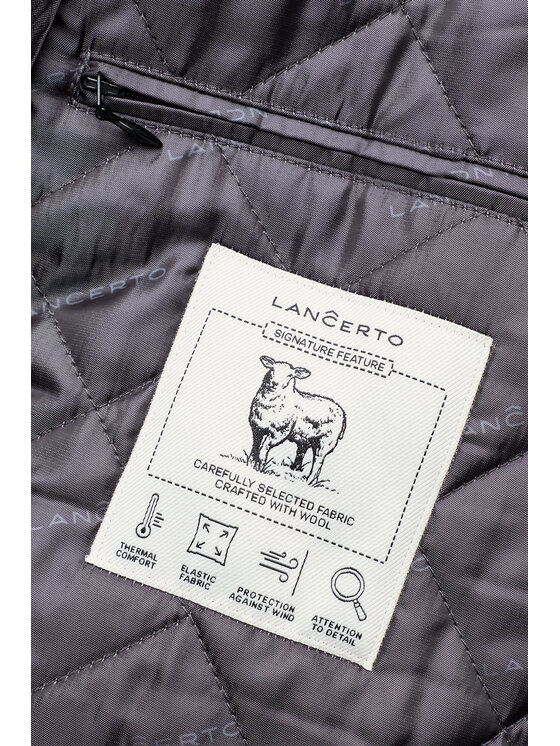 Lancerto Lancerto Płaszcz zimowy Egersund KU073226000003 Brązowy Regular Fit