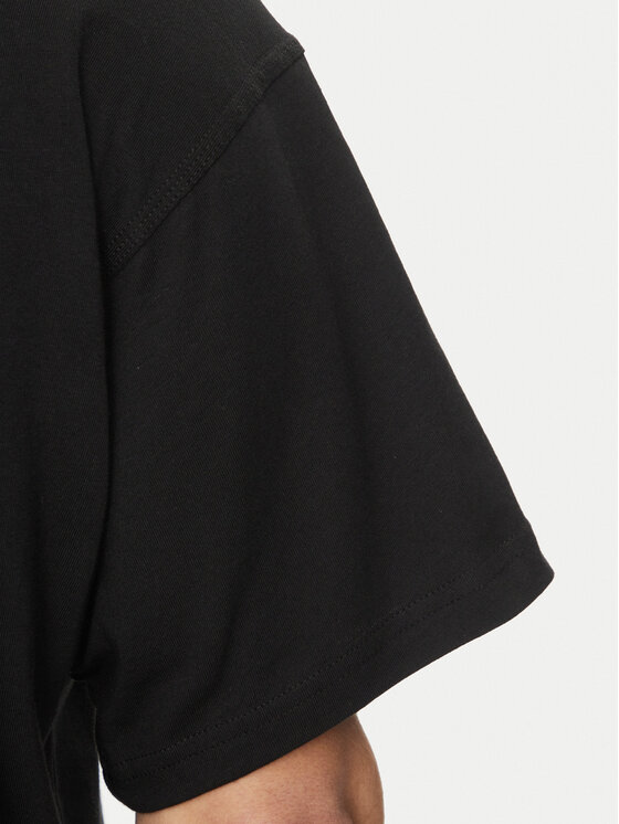 adidas adidas T-Shirt Trefoil Essentials JD0349 Czarny Oversize