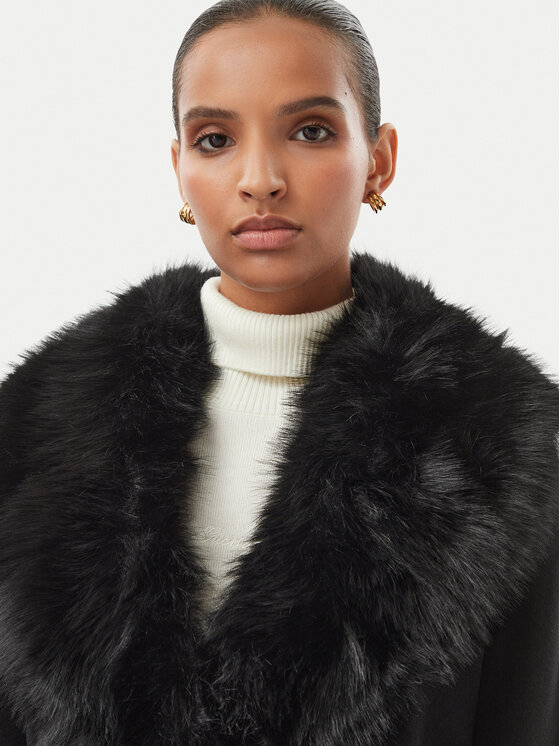 Michael Kors Michael Kors Palton de lână 77G7569M11 Negru Regular Fit