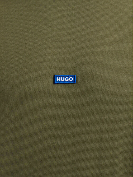 HUGO HUGO T-Shirt Nieros 50509991 Zelená Regular Fit