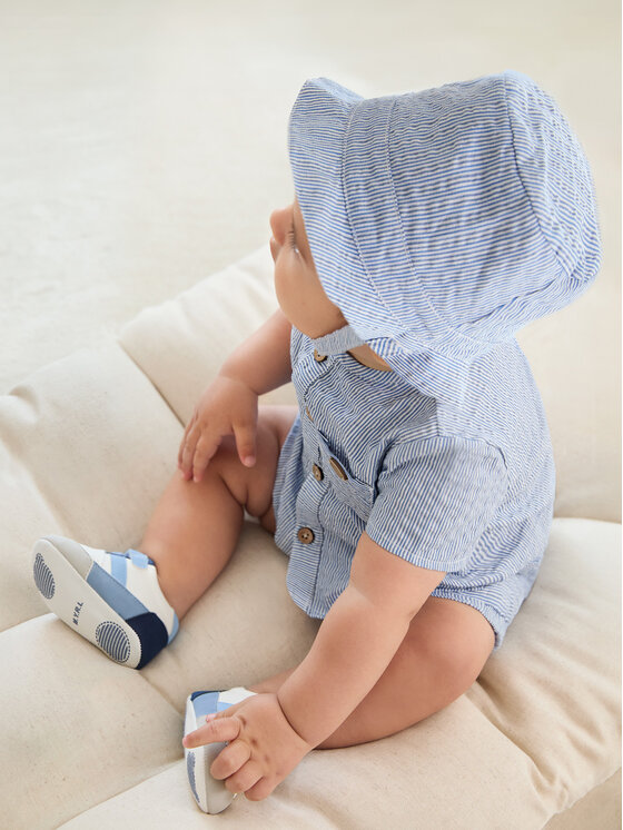 Mayoral Mayoral Set cămașă și șorturi din material textil 1207 Albastru Regular Fit