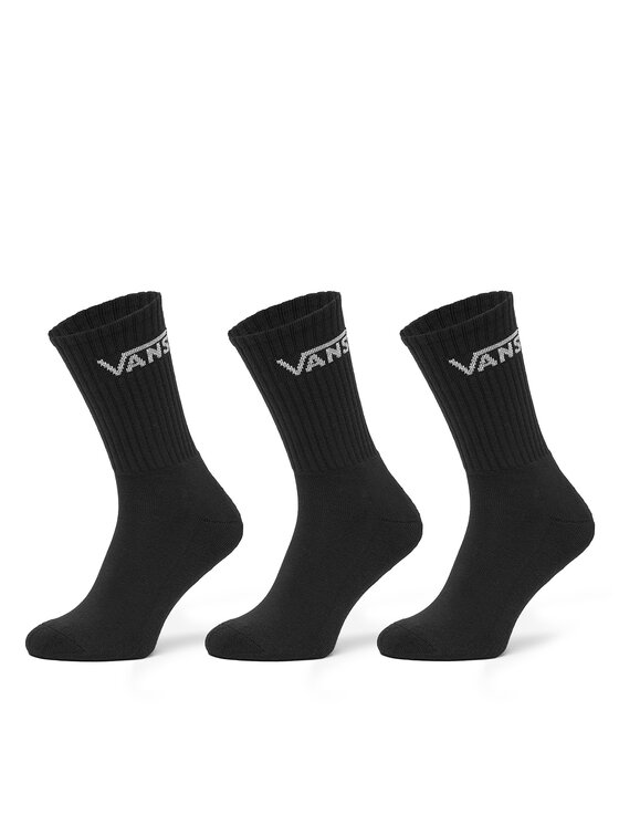 Vans Zestaw 3 par wysokich skarpet unisex VN000QBV Czarny