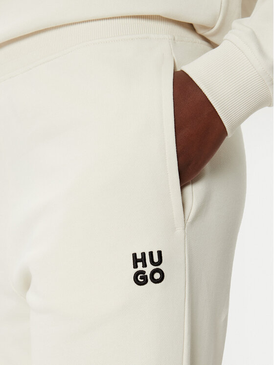 HUGO HUGO Donji dio trenerke Nelfinia 50522417 Bež Regular Fit