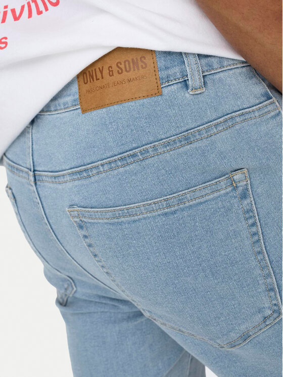 Only & Sons Only & Sons Džínsové šortky Ply 22029038 Modrá Regular Fit