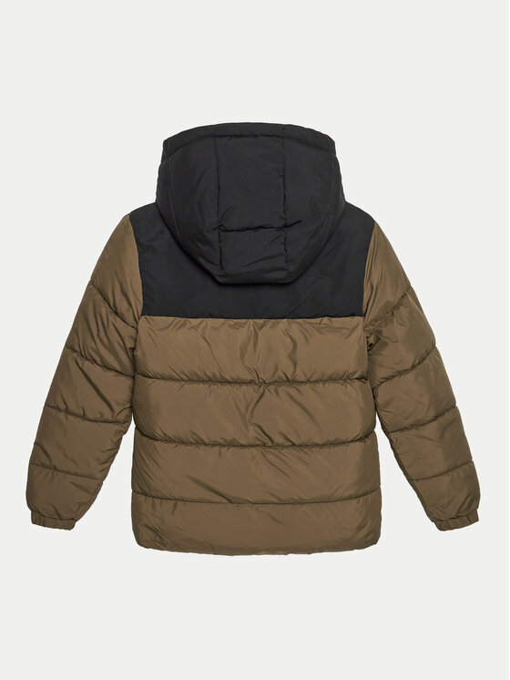 Jack&Jones Junior Jack&Jones Junior Zimska jakna Canteen BlockIing 12258878 Rjava Regular Fit