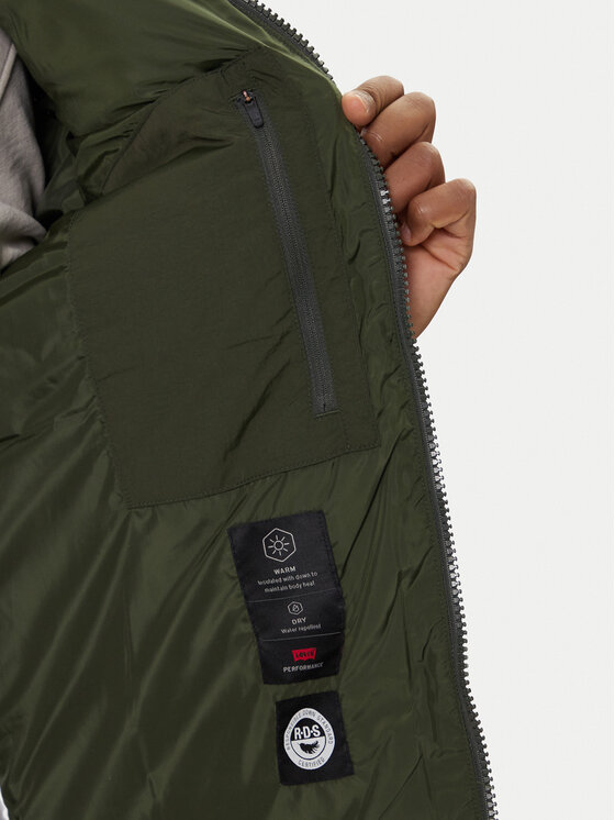 Levi's® Levi's® Vatovaná bunda Rockridge A8557-0010 Zelená Regular Fit