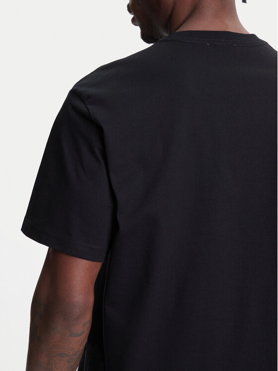 United Colors Of Benetton United Colors Of Benetton T-shirt 3MI6U109O Crna Oversize