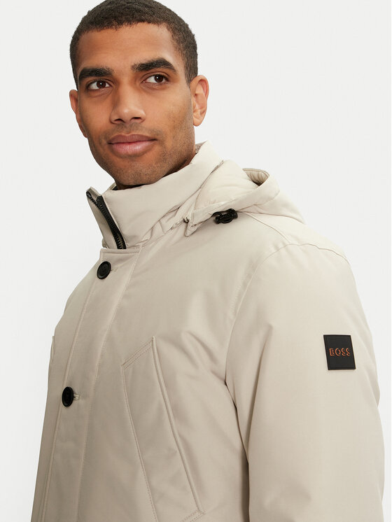 BOSS Boss Ziemas jaka Osiass 50499551 Bēšs Regular Fit