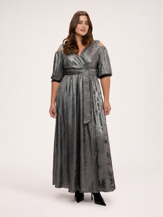 Fiorella Rubino Fiorella Rubino Abito da sera 7033T001885N013 Grigio Regular Fit