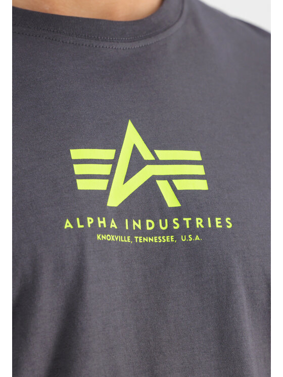 Alpha Industries Alpha Industries T-Shirt AI.118533-684-XL Šedá Basic Fit