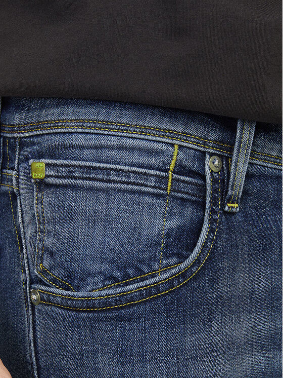 Jack & Jones Jack & Jones Дънки Iglenn Fox 12250486 Син Slim Fit
