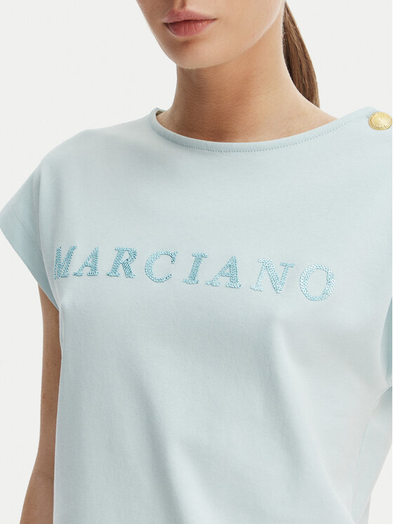 Marciano Guess Marciano Guess T-Shirt G6GI04 K3505 Niebieski Regular Fit
