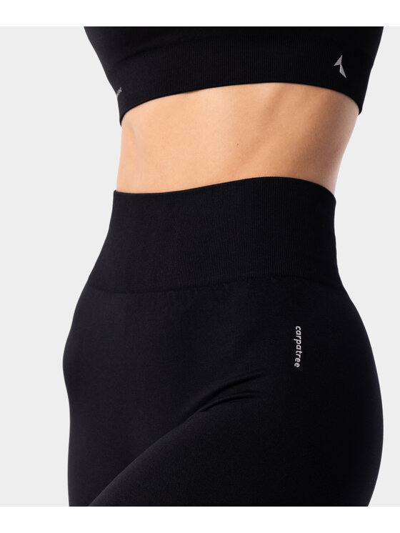 Carpatree Carpatree Legginsy Simply Leggings Czarny Fitted Fit