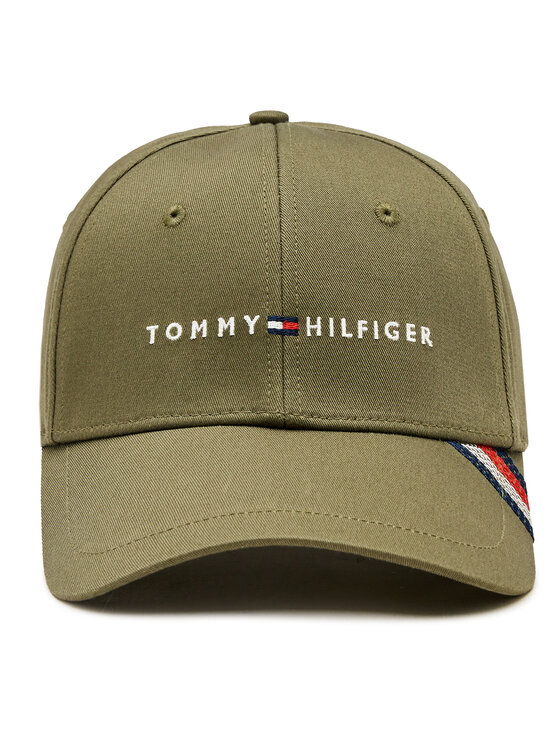 Tommy Hilfiger Tommy Hilfiger Kšiltovka Foundation Cotton 6 Panel Cap AM0AM12532 Khaki